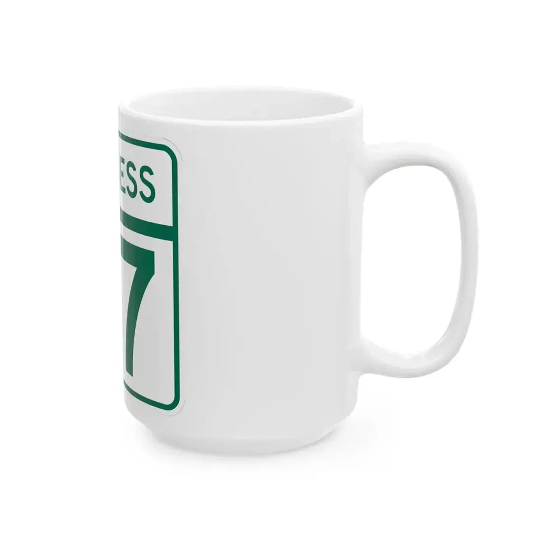 MD Route 77 Business (Maryland) (Road Sign) White Coffee Mug - Go Mug Yourself