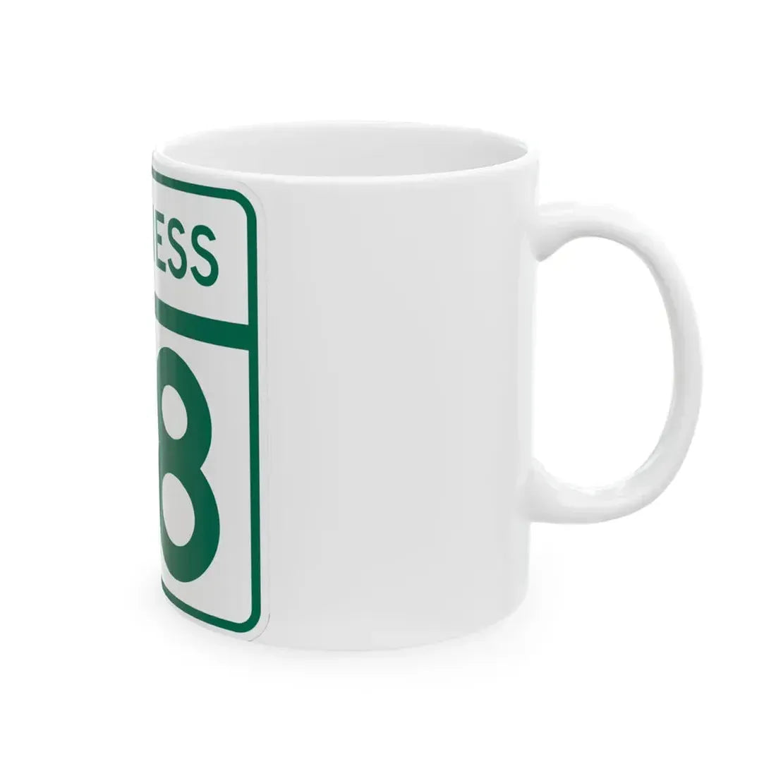 MD Route 78 Business (Maryland) (Road Sign) White Coffee Mug - Go Mug Yourself