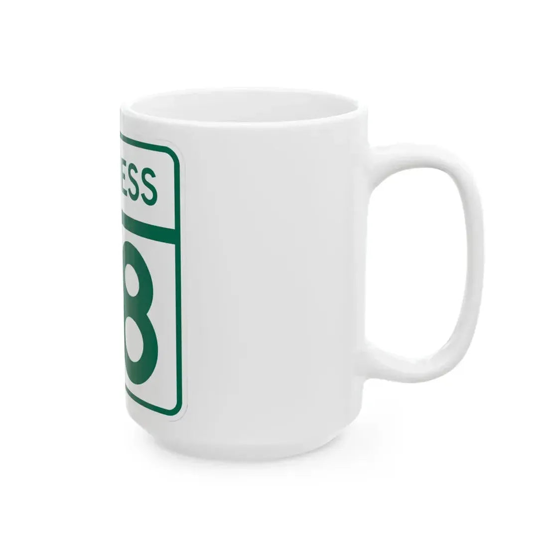 MD Route 78 Business (Maryland) (Road Sign) White Coffee Mug - Go Mug Yourself