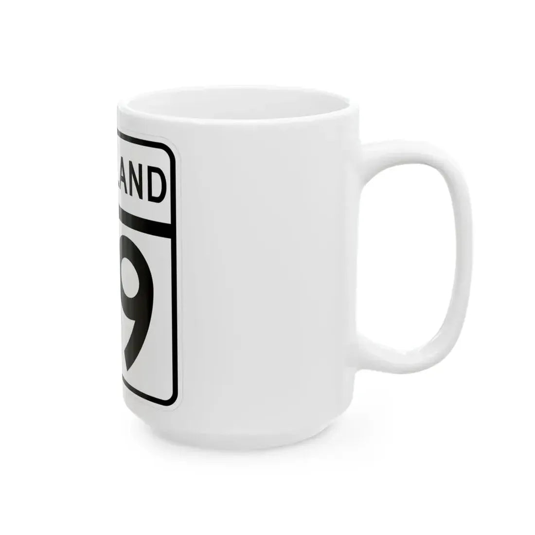 MD Route 79 (Maryland) (Road Sign) White Coffee Mug - Go Mug Yourself
