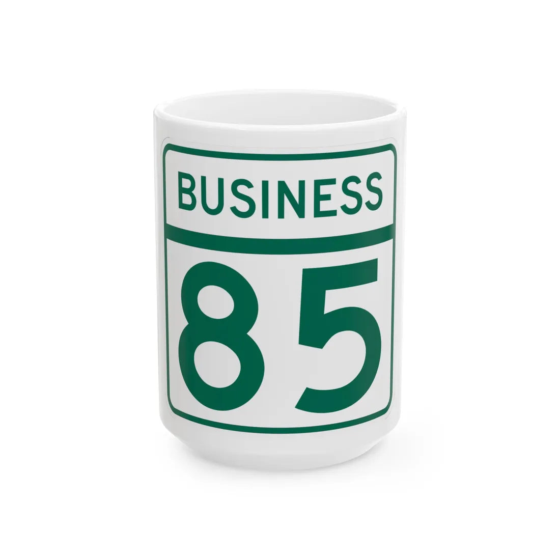 MD Route 85 Business (Maryland) (Road Sign) White Coffee Mug 15oz - Go Mug Yourself