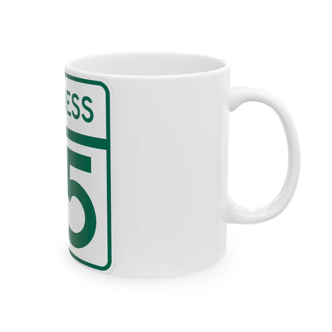 MD Route 85 Business (Maryland) (Road Sign) White Coffee Mug - Go Mug Yourself