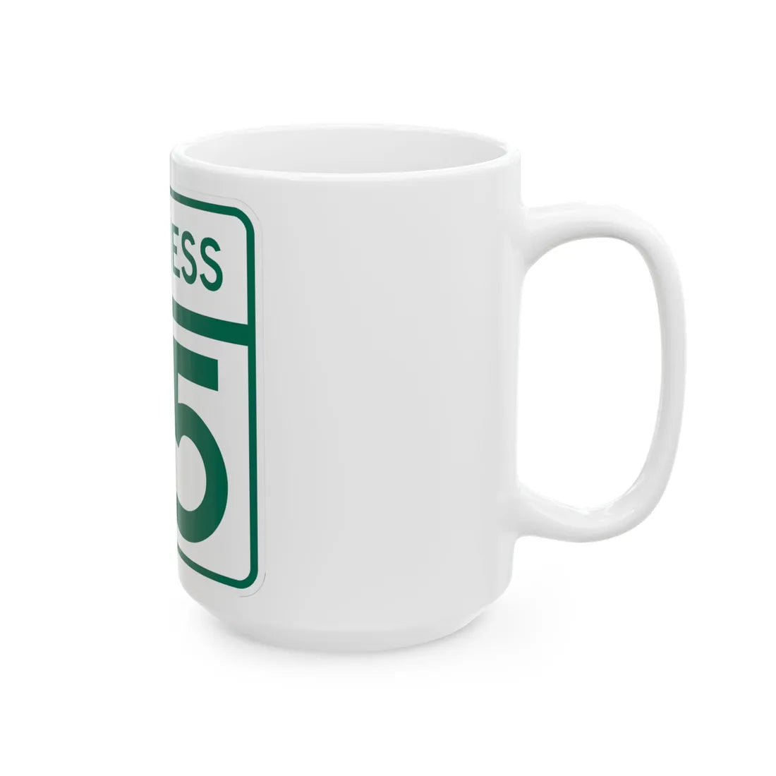 MD Route 85 Business (Maryland) (Road Sign) White Coffee Mug - Go Mug Yourself