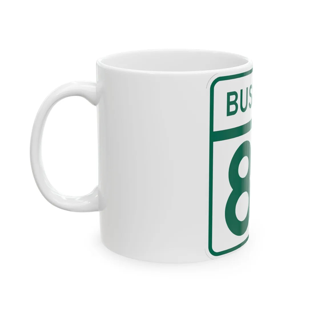 MD Route 87 Business (Maryland) (Road Sign) White Coffee Mug - Go Mug Yourself