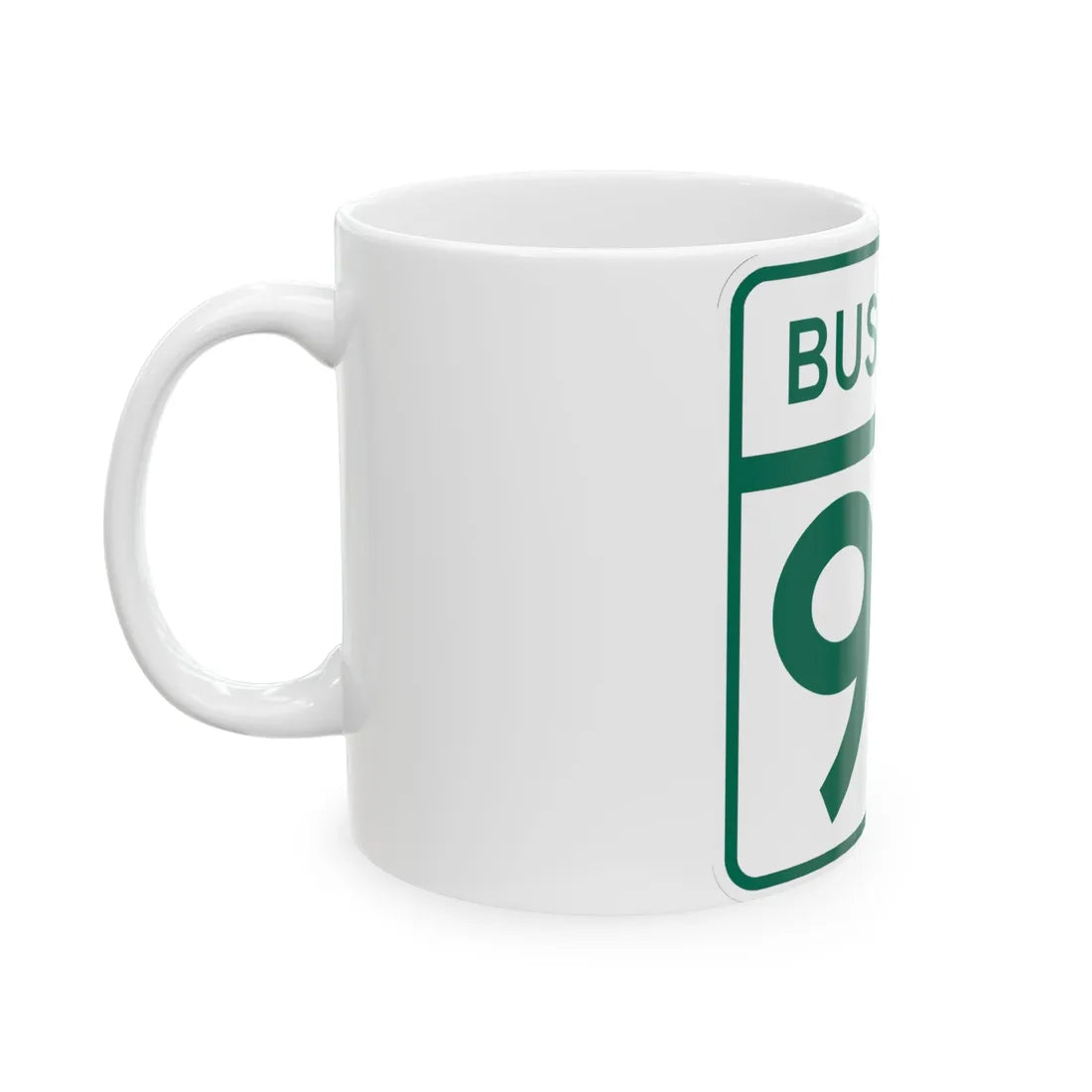MD Route 90 Business (Maryland) (Road Sign) White Coffee Mug - Go Mug Yourself