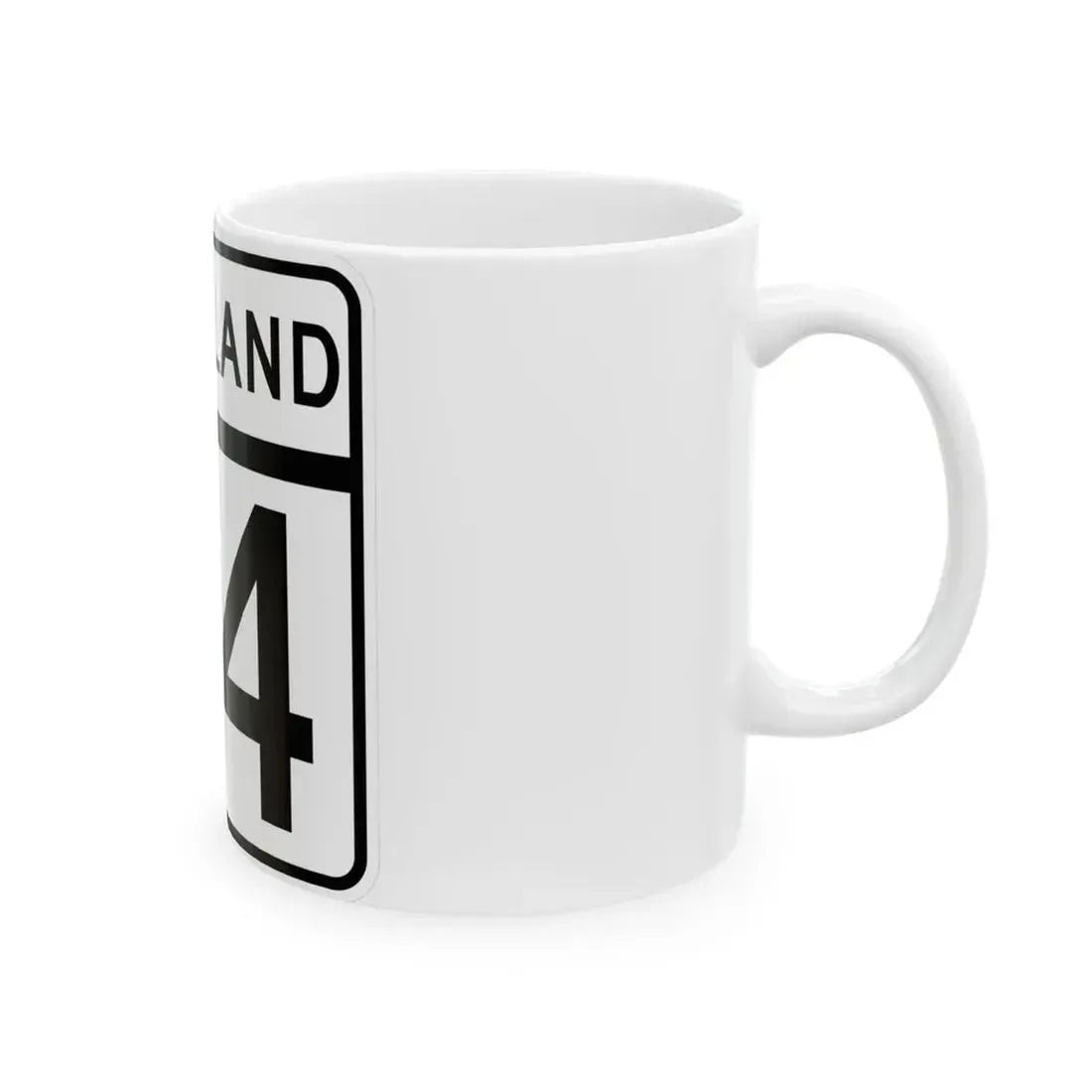 MD Route 94 (Maryland) (Road Sign) White Coffee Mug - Go Mug Yourself