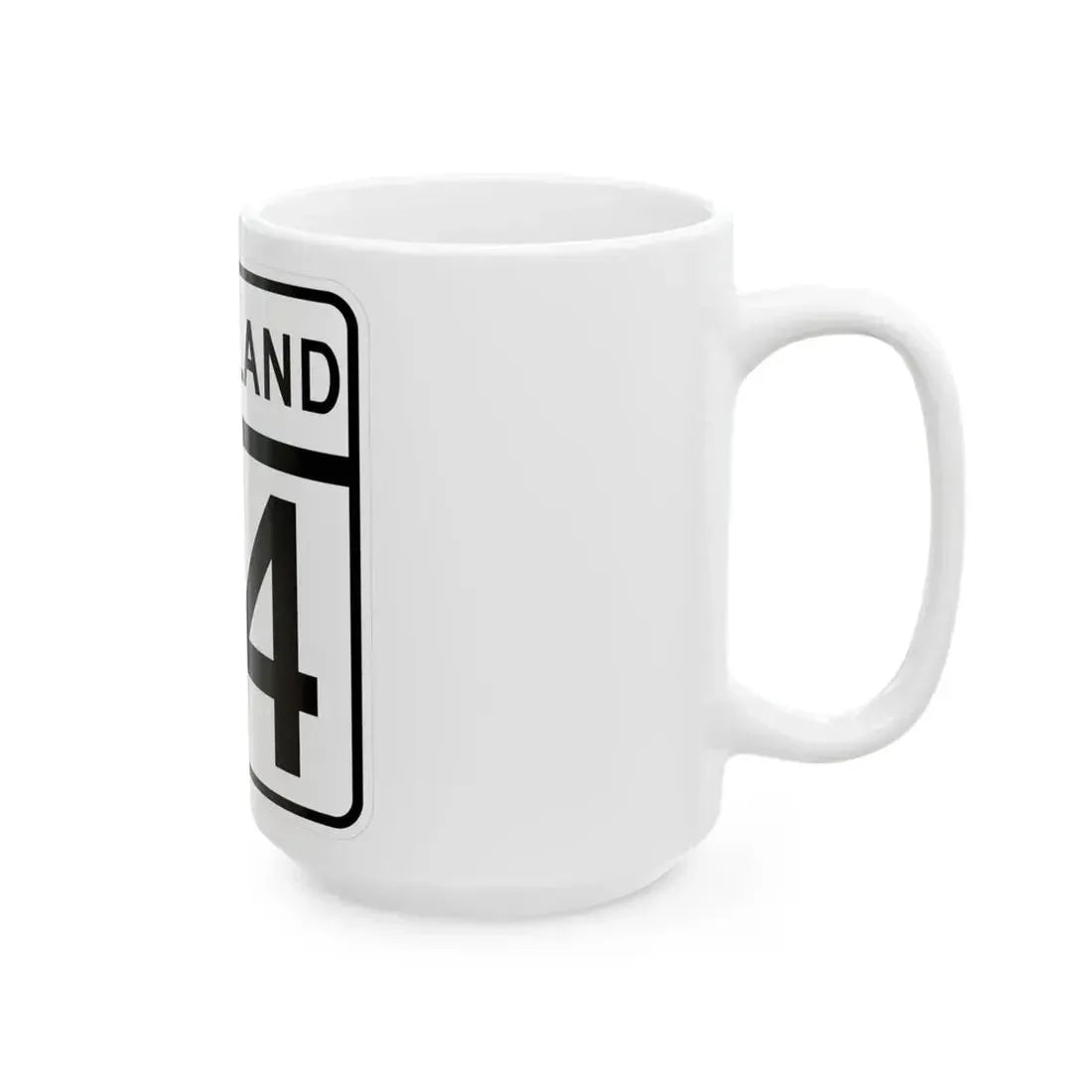 MD Route 94 (Maryland) (Road Sign) White Coffee Mug - Go Mug Yourself