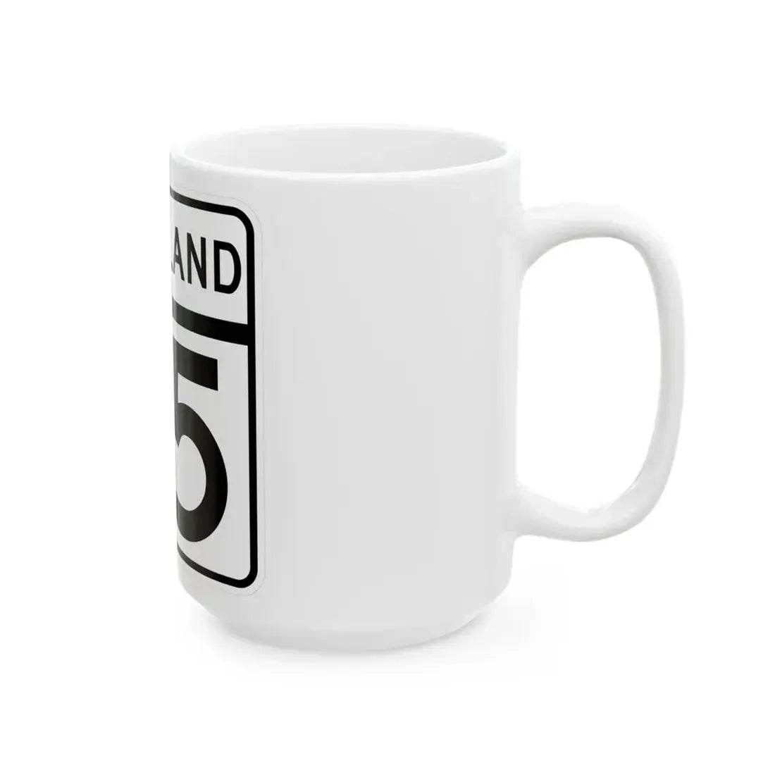 MD Route 95 (Maryland) (Road Sign) White Coffee Mug - Go Mug Yourself