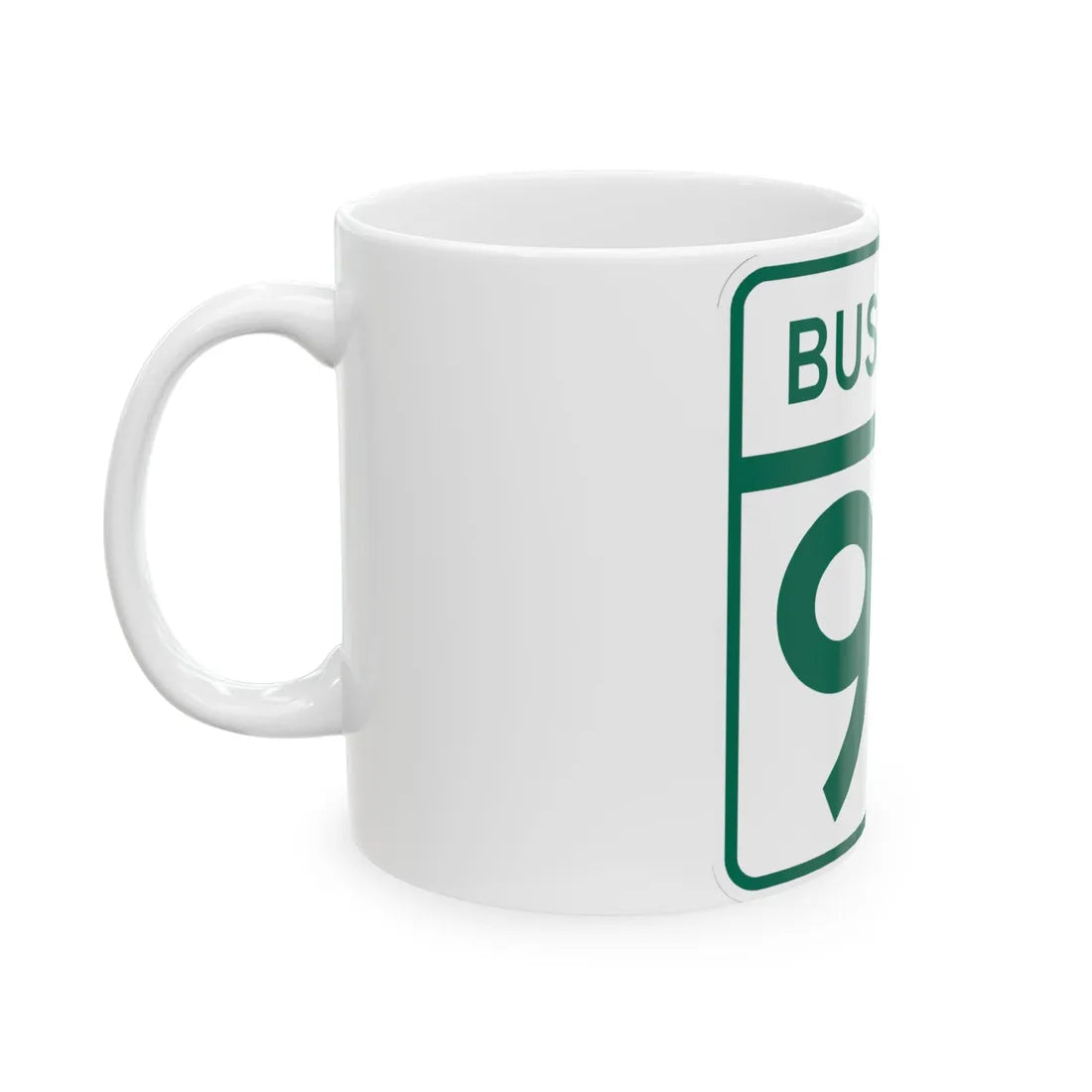 MD Route 96 Business (Maryland) (Road Sign) White Coffee Mug - Go Mug Yourself