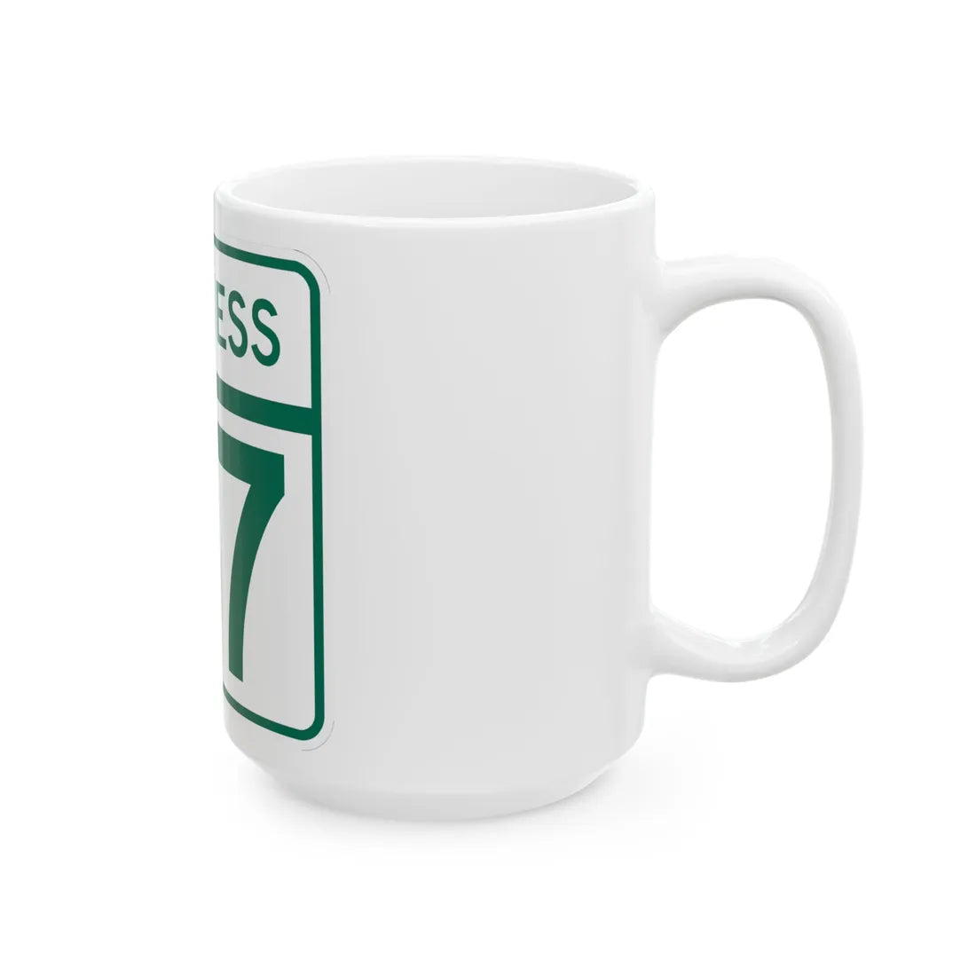 MD Route 97 Business (Maryland) (Road Sign) White Coffee Mug - Go Mug Yourself