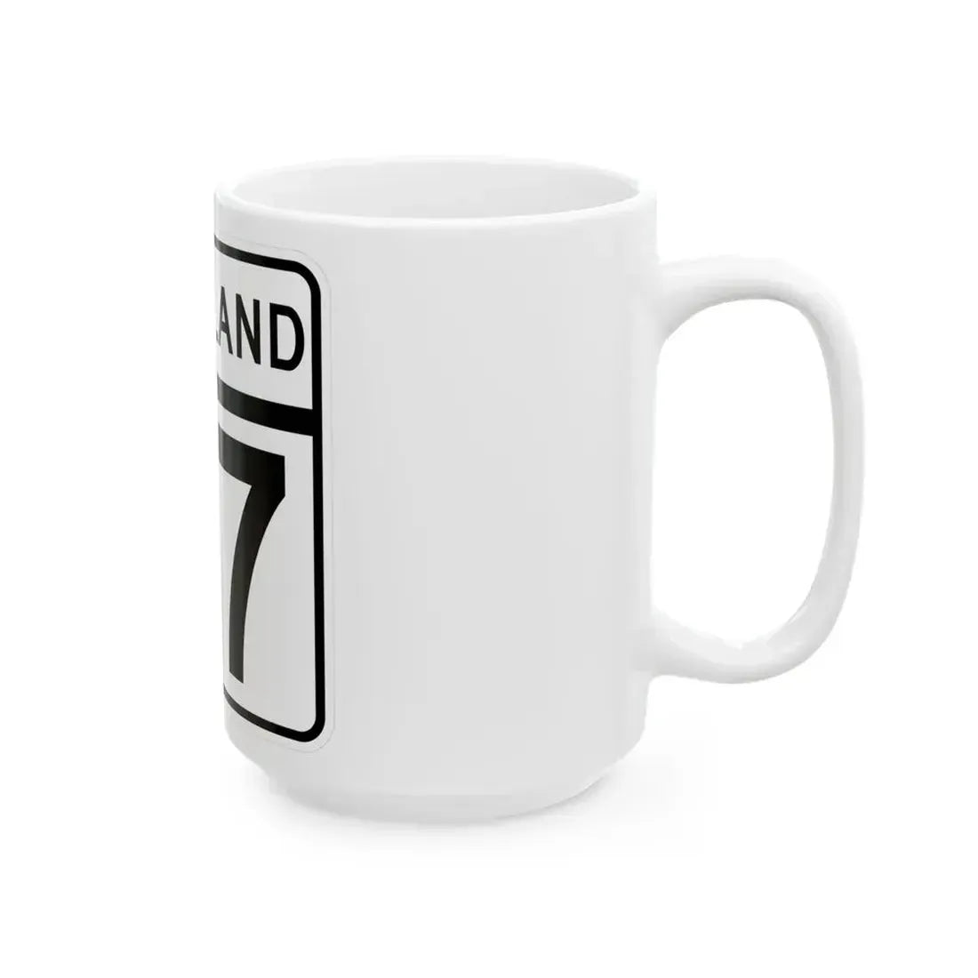 MD Route 97 (Maryland) (Road Sign) White Coffee Mug - Go Mug Yourself