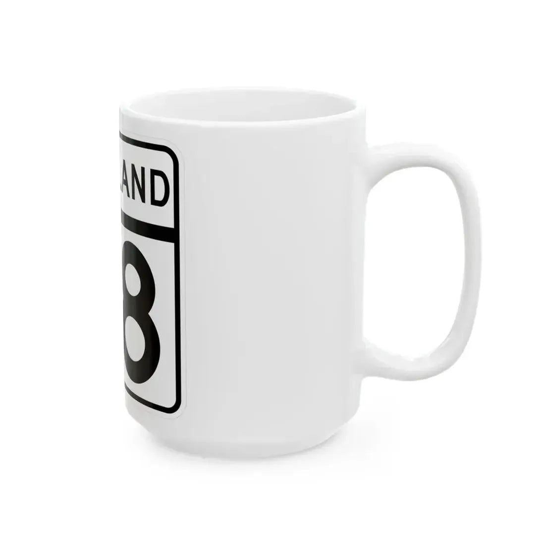 MD Route 98 (Maryland) (Road Sign) White Coffee Mug - Go Mug Yourself
