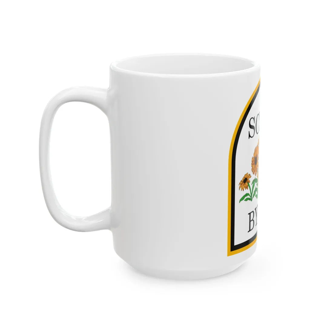 MD scenic byway (Maryland) (Road Sign) White Coffee Mug - Go Mug Yourself