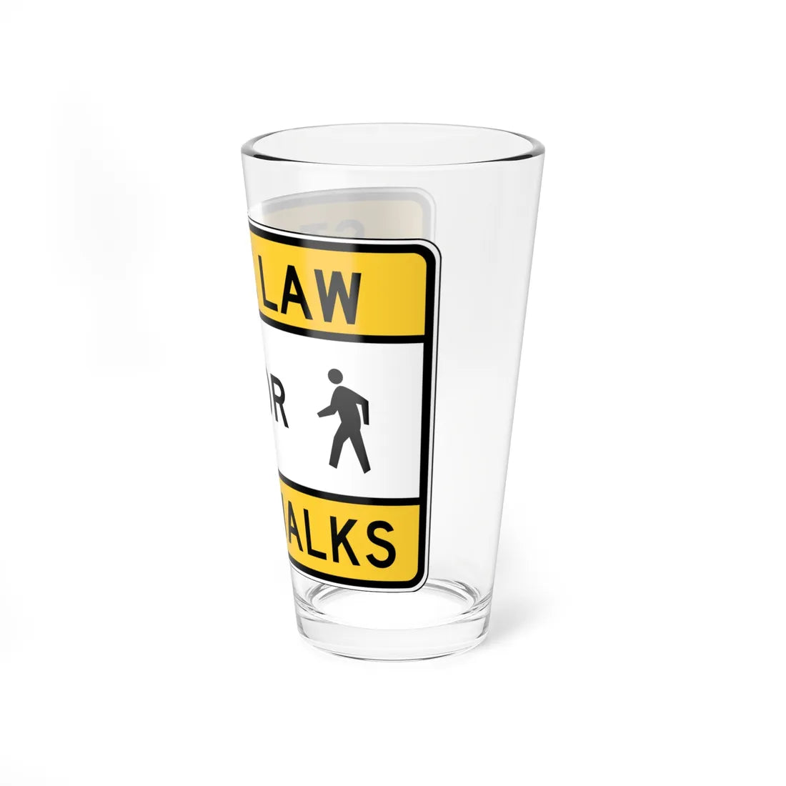 MDSHA R1-6A1 (Maryland) (Road Sign) Pint Glass 16oz - Go Mug Yourself