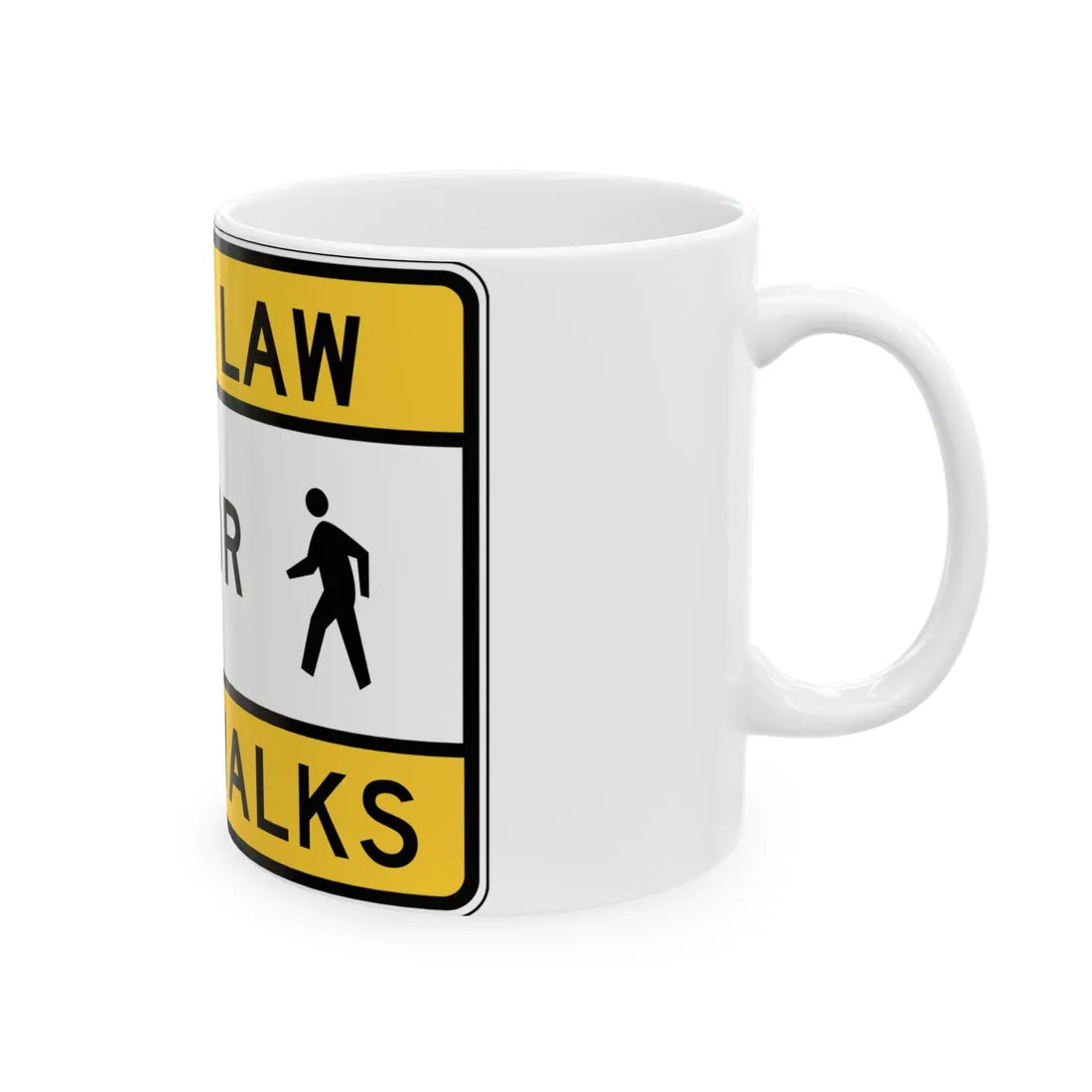 MDSHA R1-6A1 (Maryland) (Road Sign) White Coffee Mug - Go Mug Yourself