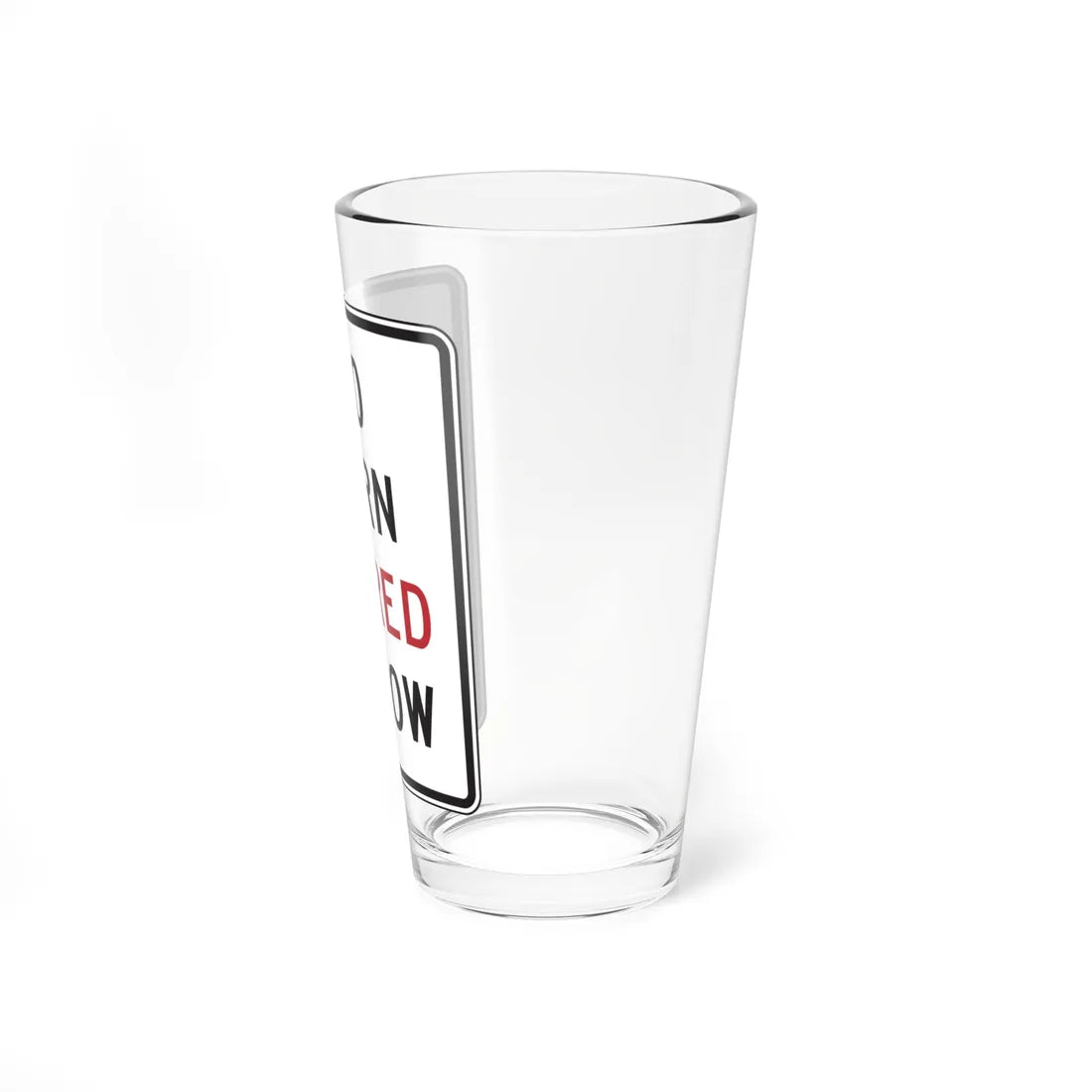 MDSHA R10-11C (Maryland) (Road Sign) Pint Glass 16oz - Go Mug Yourself