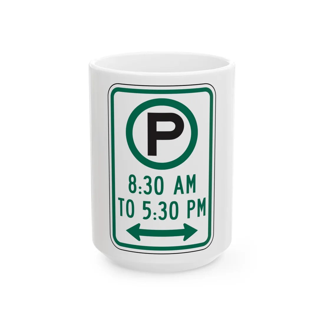 MDSHA R7-23 (Maryland) (Road Sign) White Coffee Mug 15oz - Go Mug Yourself