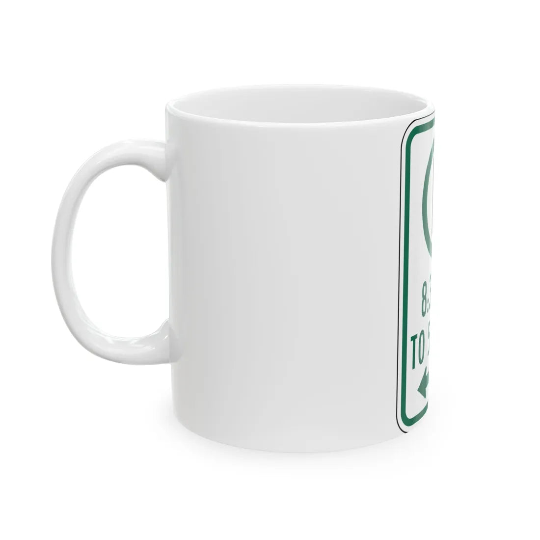 MDSHA R7-23 (Maryland) (Road Sign) White Coffee Mug - Go Mug Yourself