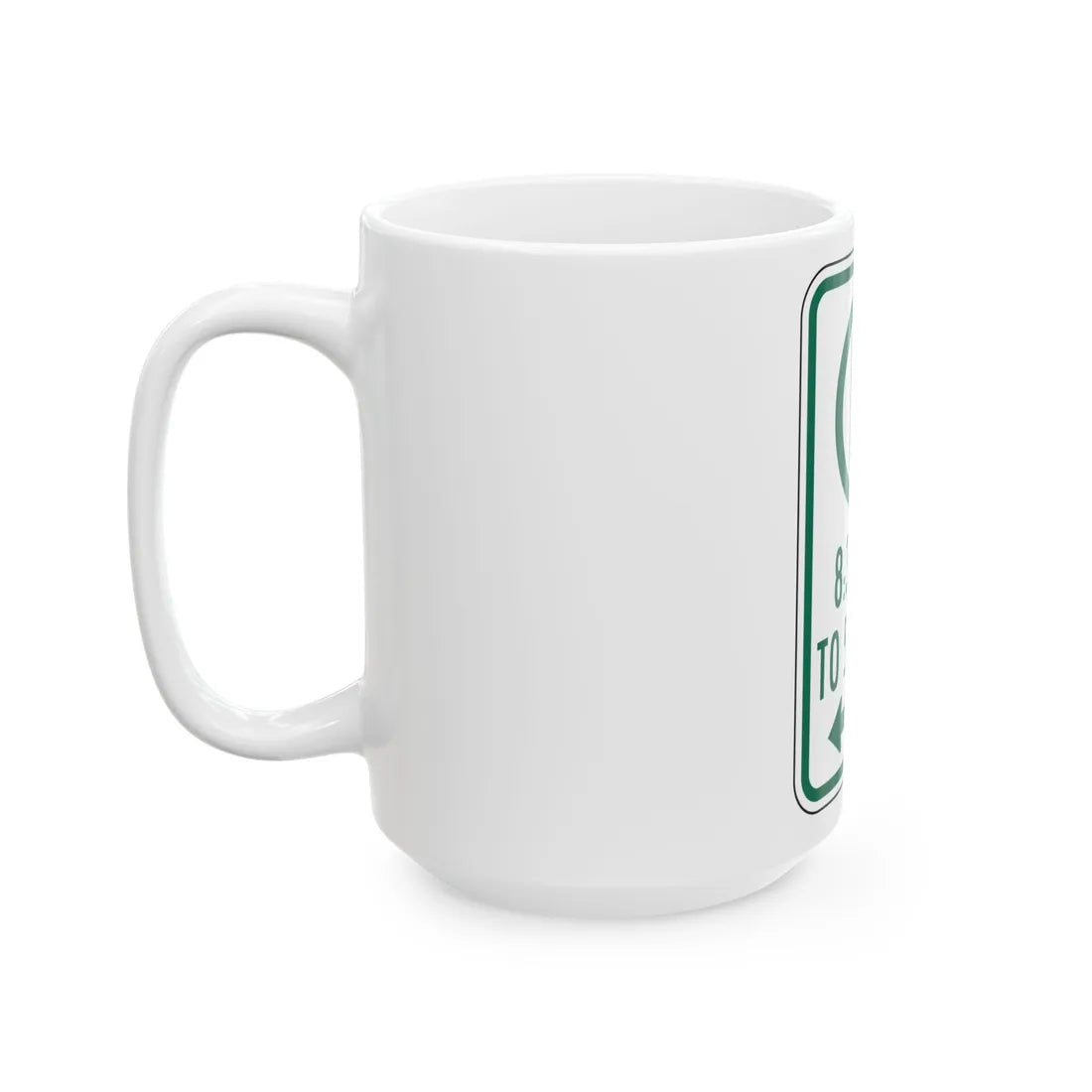 MDSHA R7-23 (Maryland) (Road Sign) White Coffee Mug - Go Mug Yourself