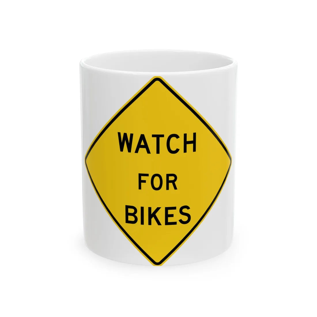MDSHA W11-11 (Maryland) (Road Sign) White Coffee Mug 11oz - Go Mug Yourself