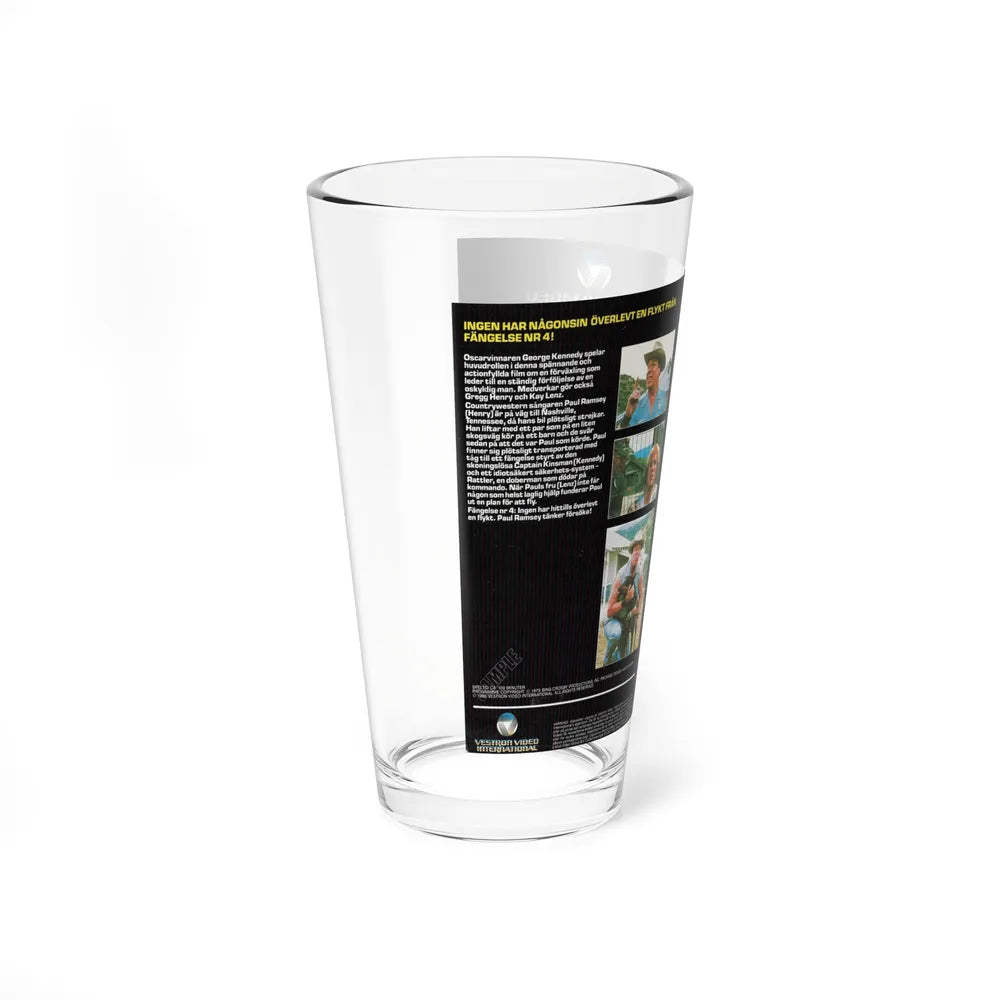 MEAN DOG BLUES SWEDISH (VHS COVER) Pint Glass 16oz - Go Mug Yourself