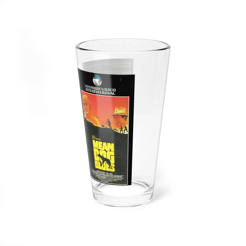MEAN DOG BLUES SWEDISH (VHS COVER) Pint Glass 16oz - Go Mug Yourself
