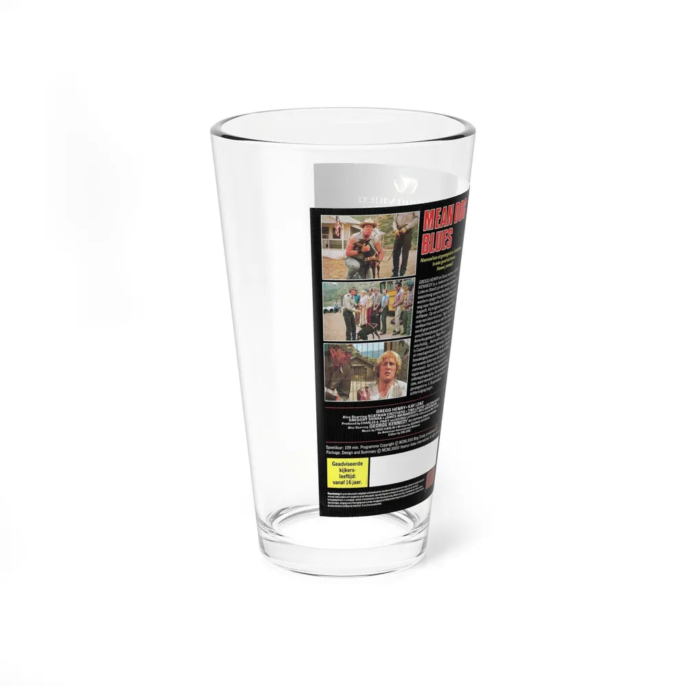 MEAN DOG BLUES (VHS COVER) Pint Glass 16oz - Go Mug Yourself