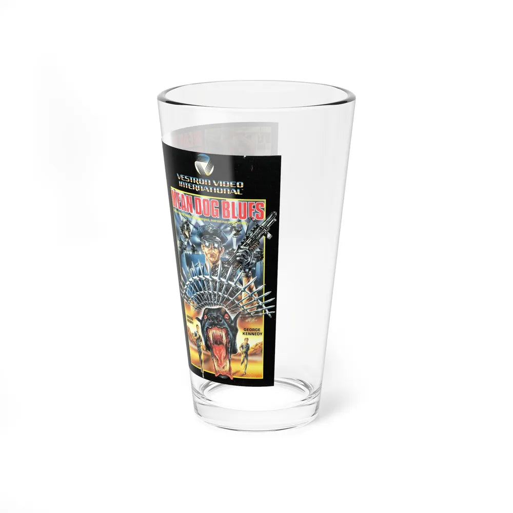 MEAN DOG BLUES (VHS COVER) Pint Glass 16oz - Go Mug Yourself