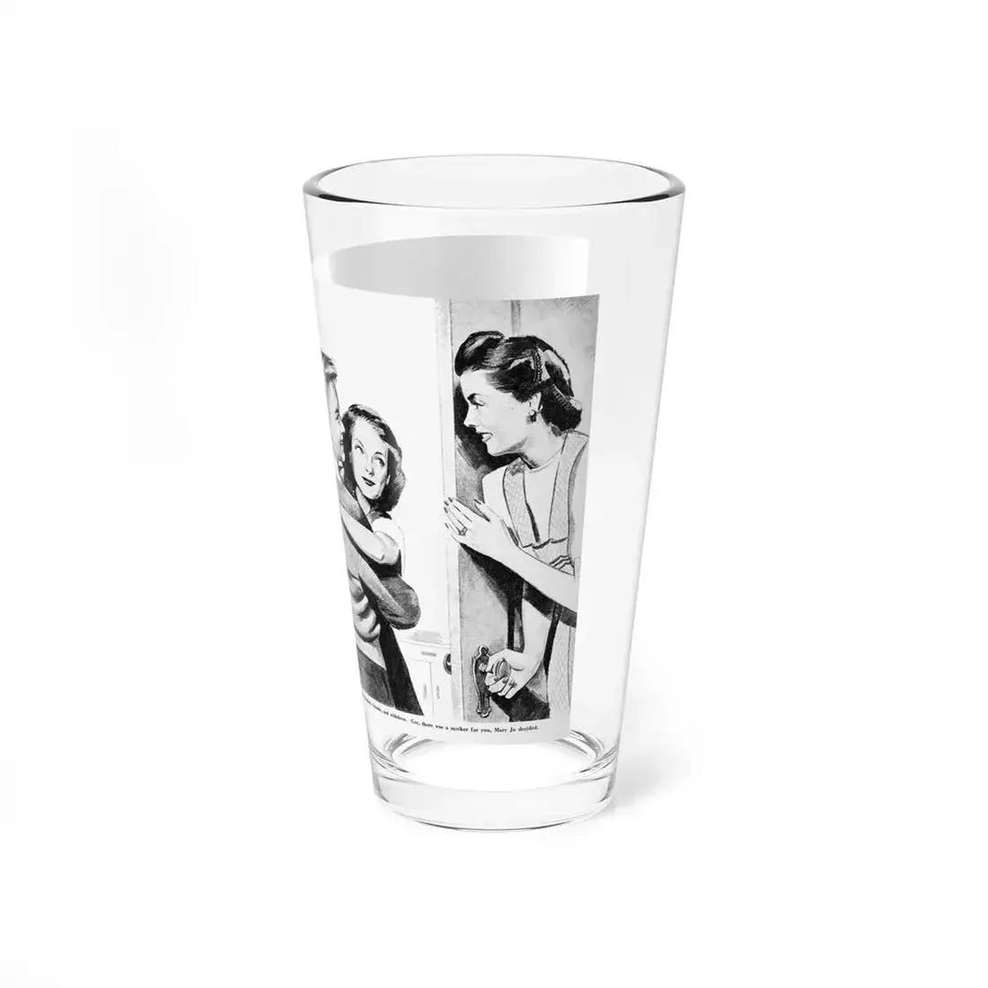 Medal for Mums (2), Calling All Girls, August 1946 (Magazine Illustration) Pint Glass 16oz - Go Mug Yourself