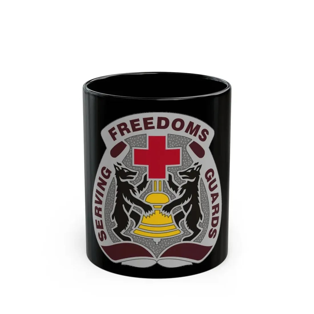 MEDDAC Berlin US (U.S. Army) Black Coffee Mug - Go Mug Yourself