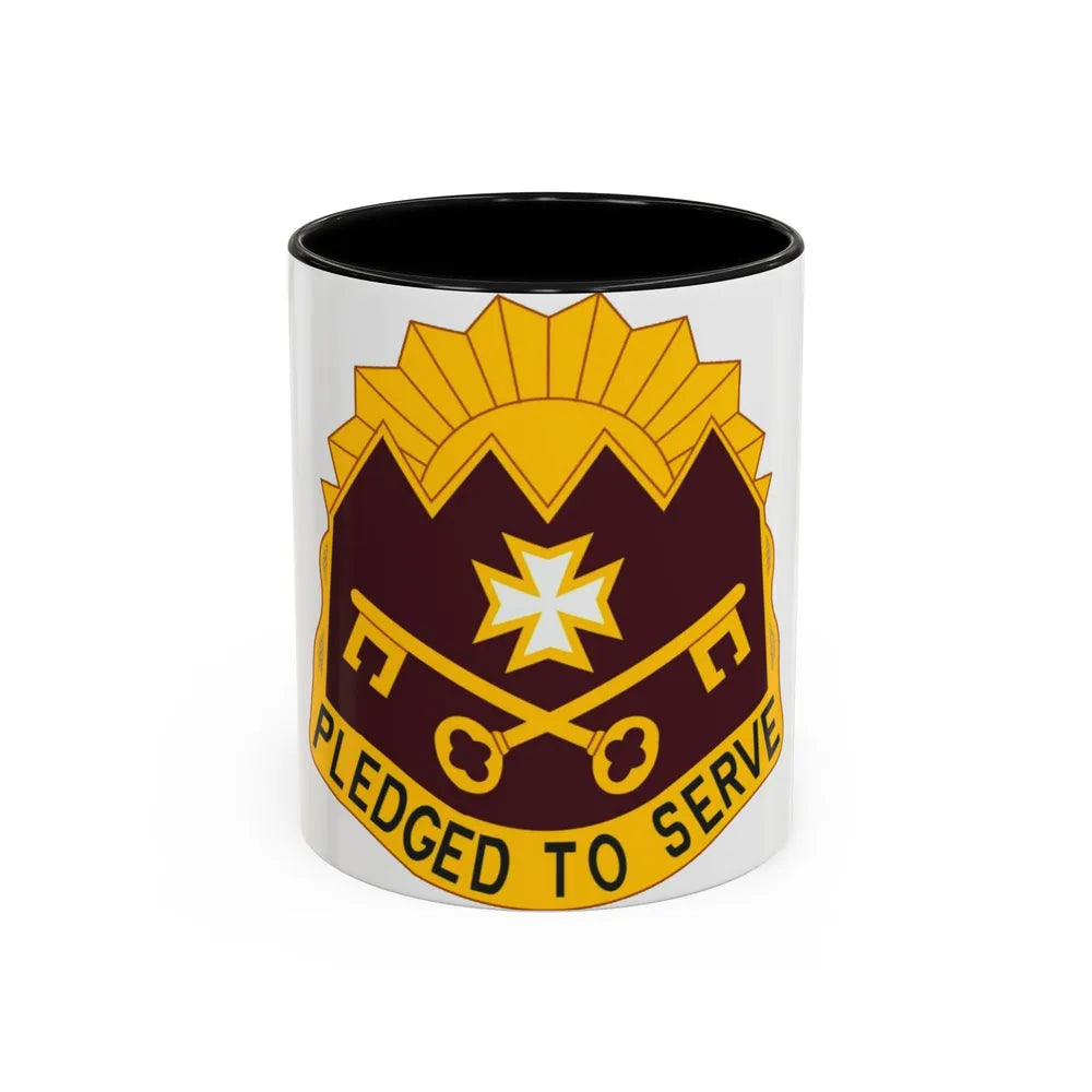 MEDDAC Sierra Depot US (U.S. Army) Accent Coffee Mug 11oz Black - Go Mug Yourself