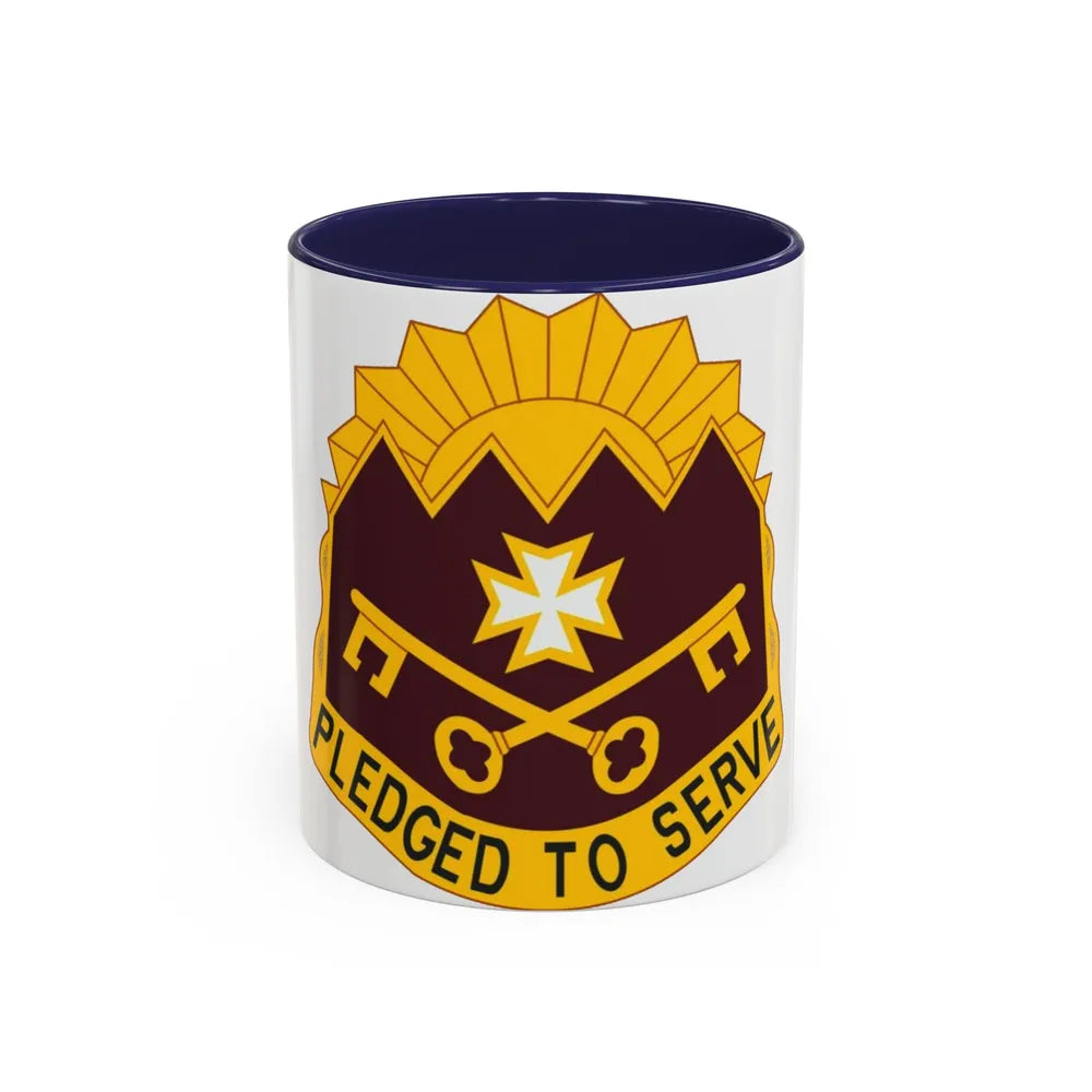 MEDDAC Sierra Depot US (U.S. Army) Accent Coffee Mug 11oz Navy - Go Mug Yourself