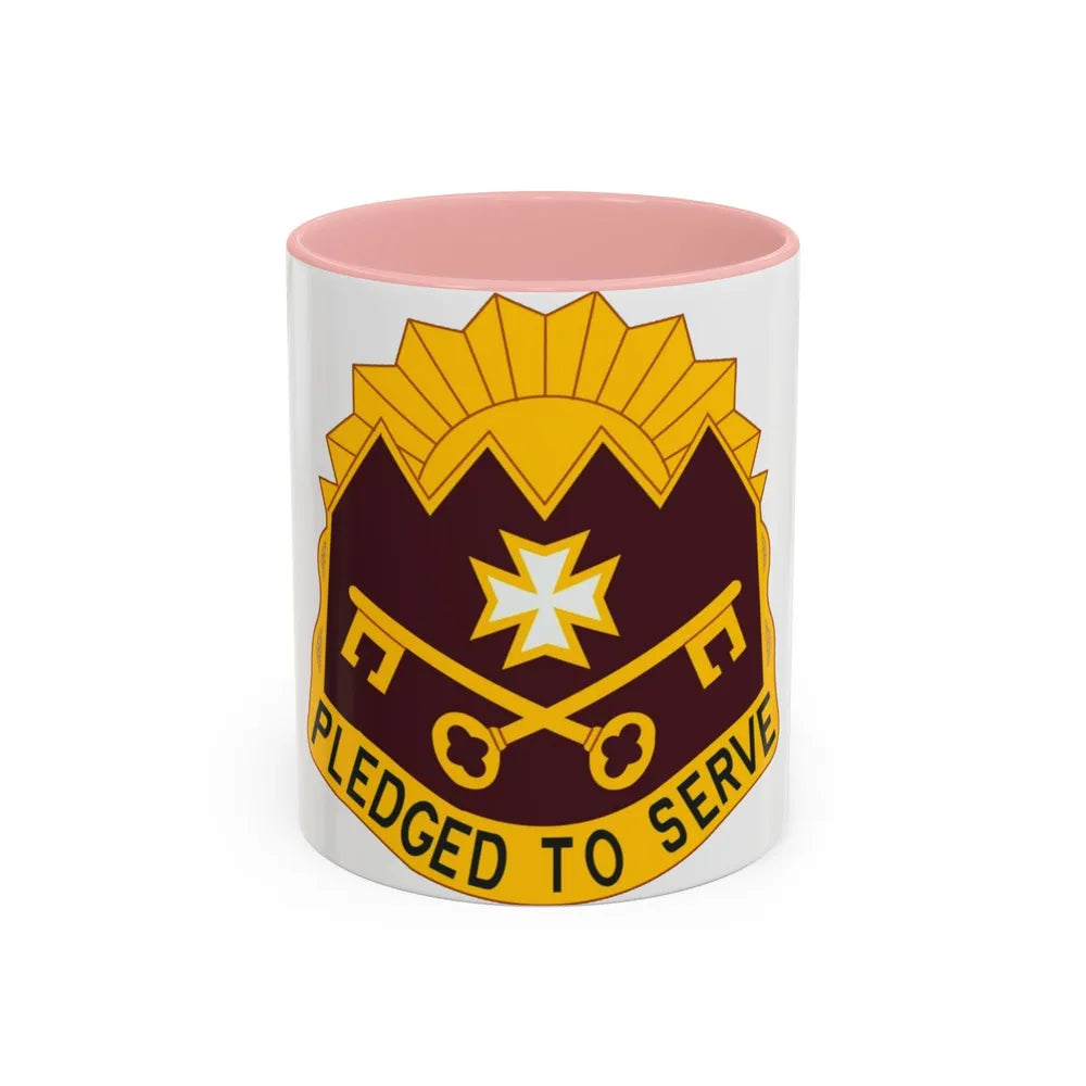 MEDDAC Sierra Depot US (U.S. Army) Accent Coffee Mug 11oz Pink - Go Mug Yourself