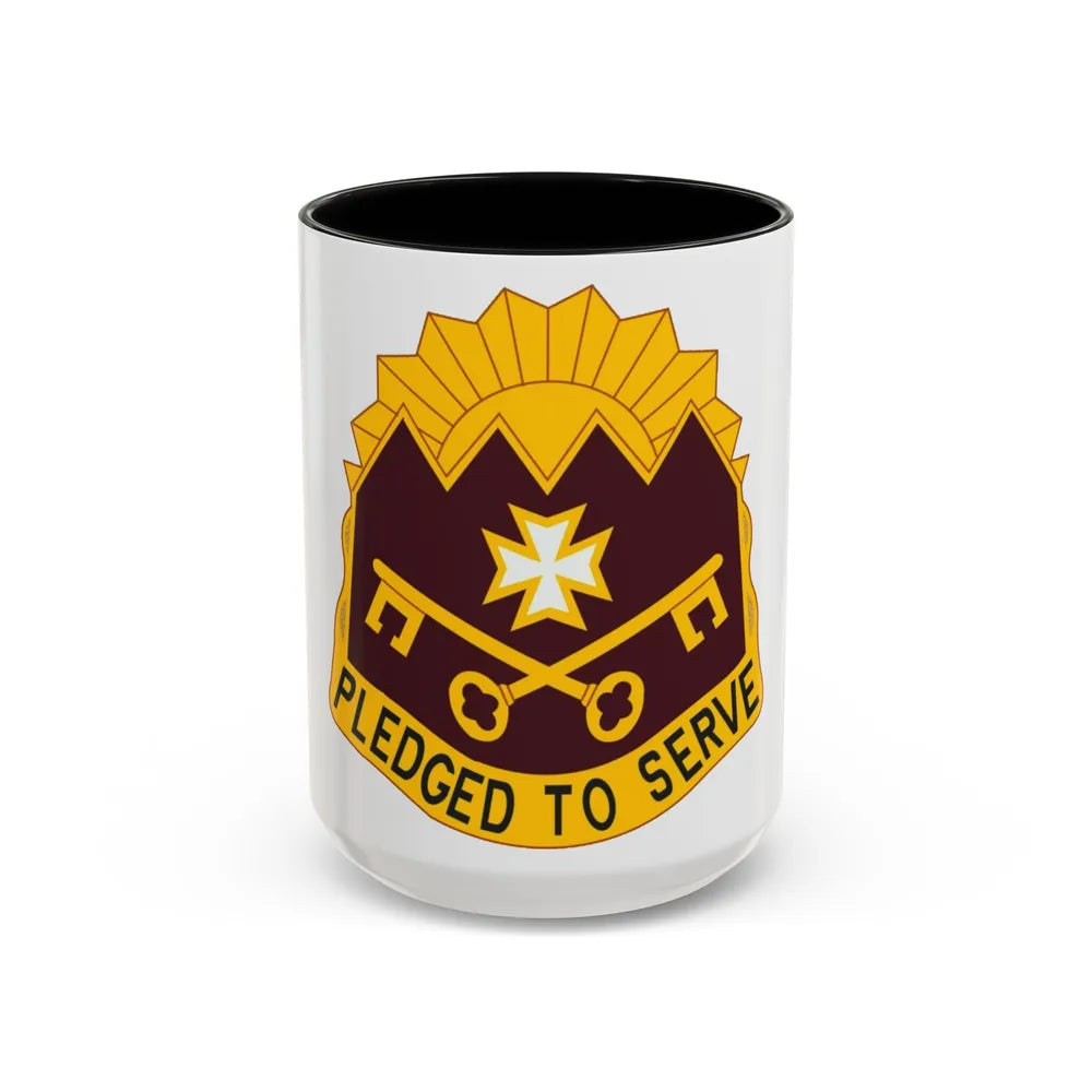 MEDDAC Sierra Depot US (U.S. Army) Accent Coffee Mug 15oz Black - Go Mug Yourself