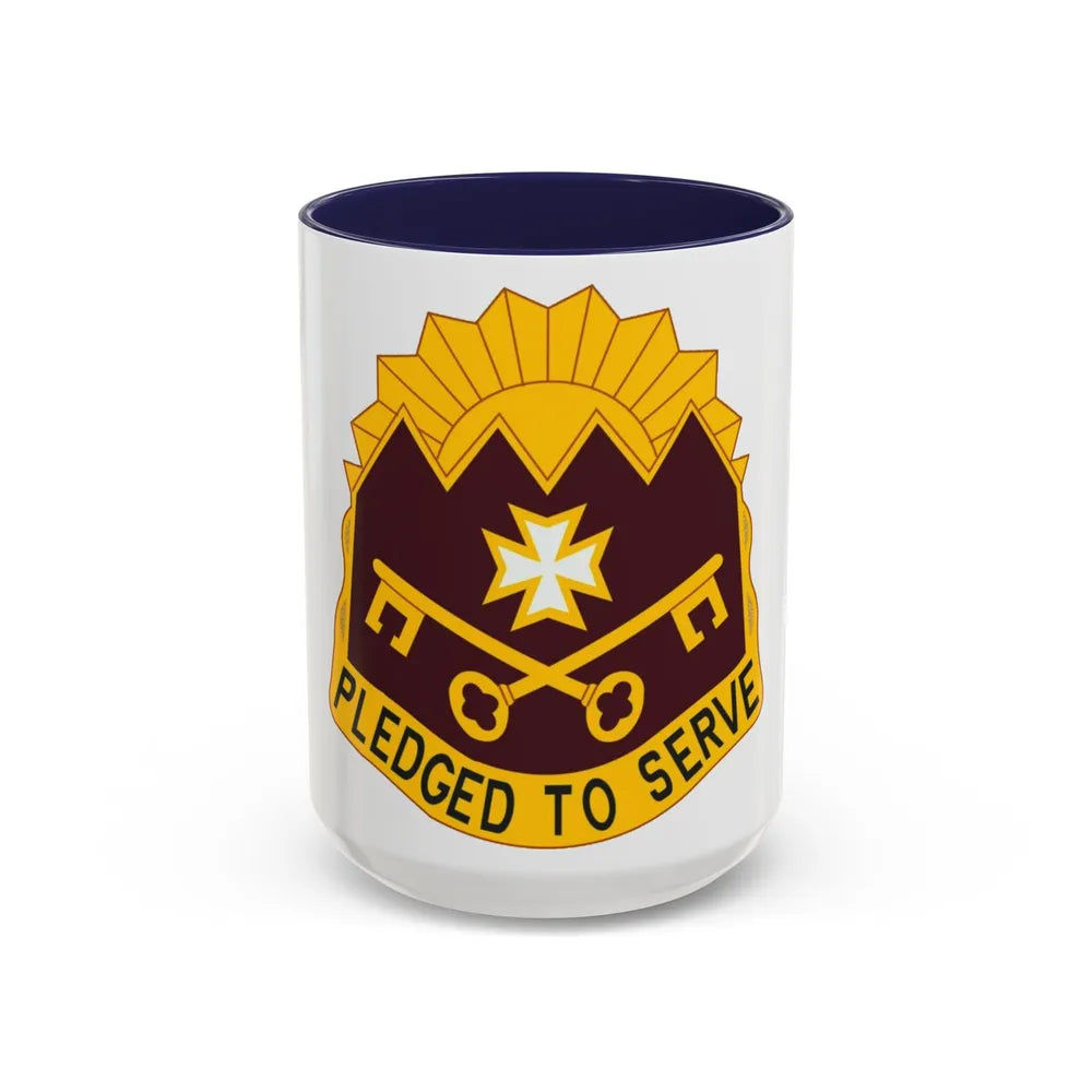 MEDDAC Sierra Depot US (U.S. Army) Accent Coffee Mug 15oz Navy - Go Mug Yourself