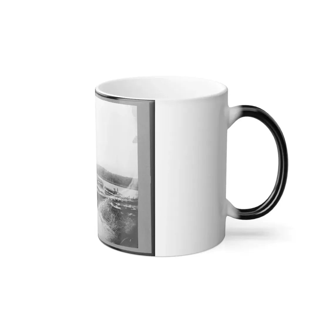 Medical Supply Boat Planter on Appomattox River, Virginia (U.S. Civil War) Color Changing Coffee Mug 11oz - Go Mug Yourself