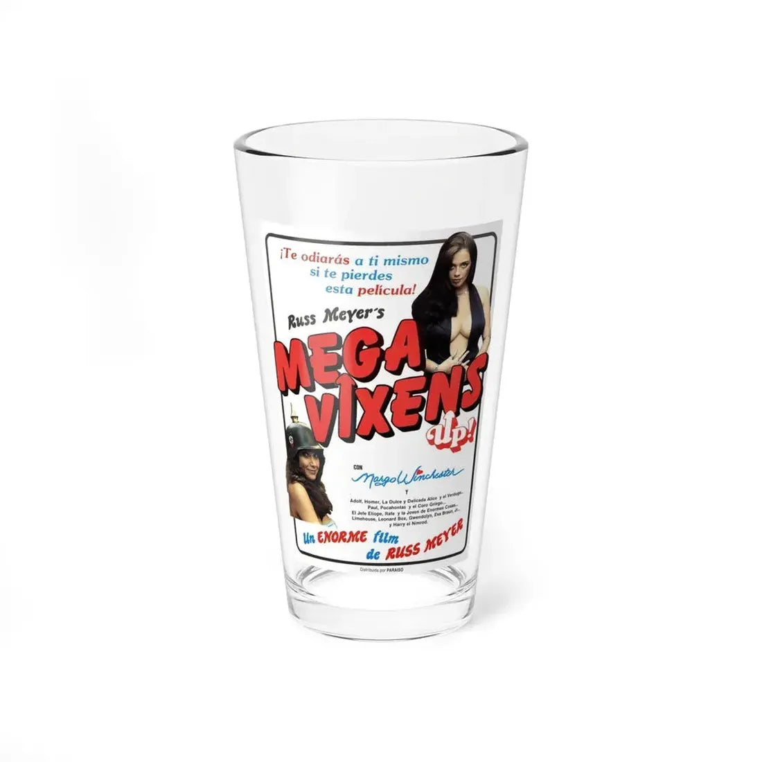 MEGA VIXENS (UP!) 1976 Movie Poster - Pint Glass 16oz 16oz - Go Mug Yourself