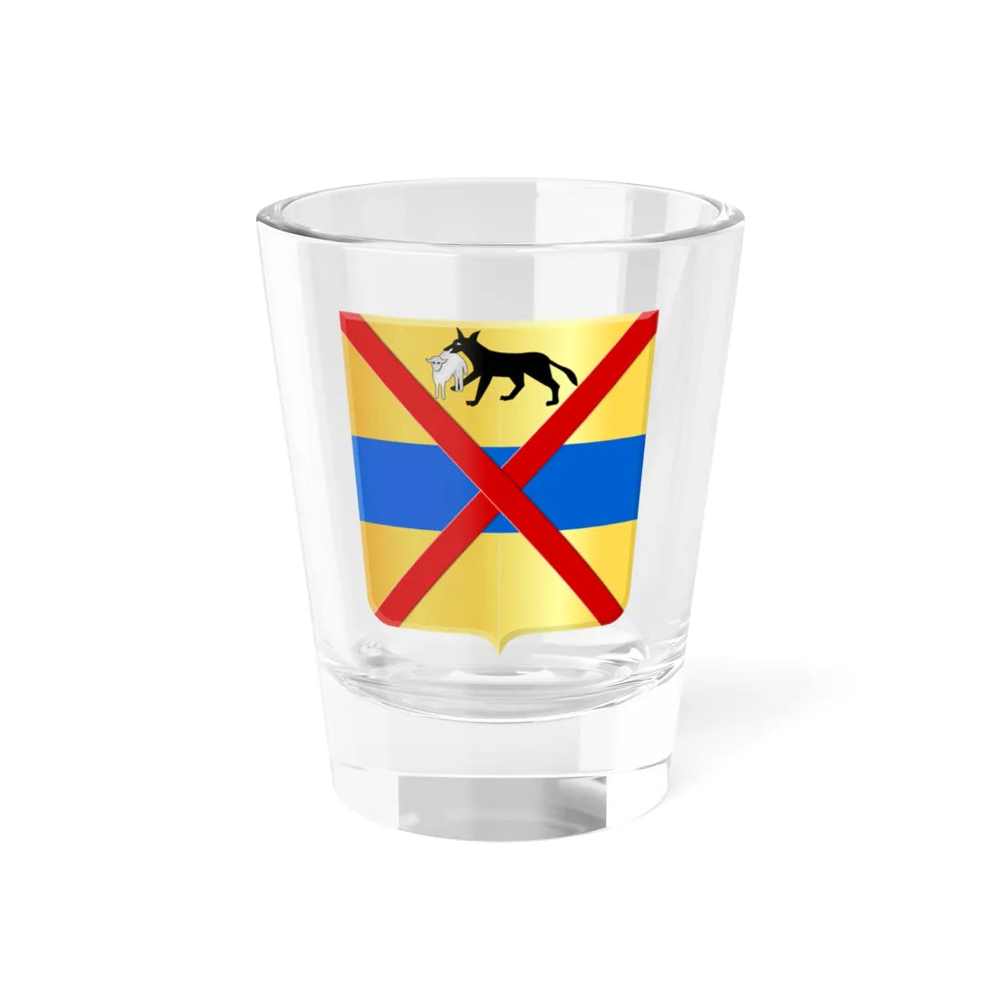 Meise wapen (Belgium) (Coat of Arms) Shot Glass 1.5oz - Go Mug Yourself