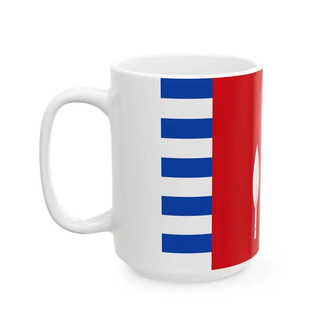 Meix-devant-Virton vlag (Belgium) White Coffee Mug - Go Mug Yourself