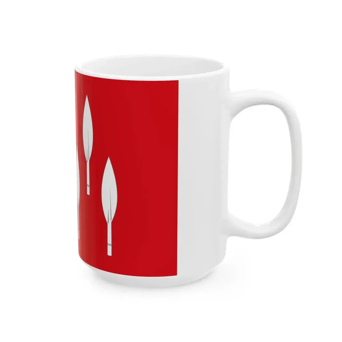 Meix-devant-Virton vlag (Belgium) White Coffee Mug - Go Mug Yourself