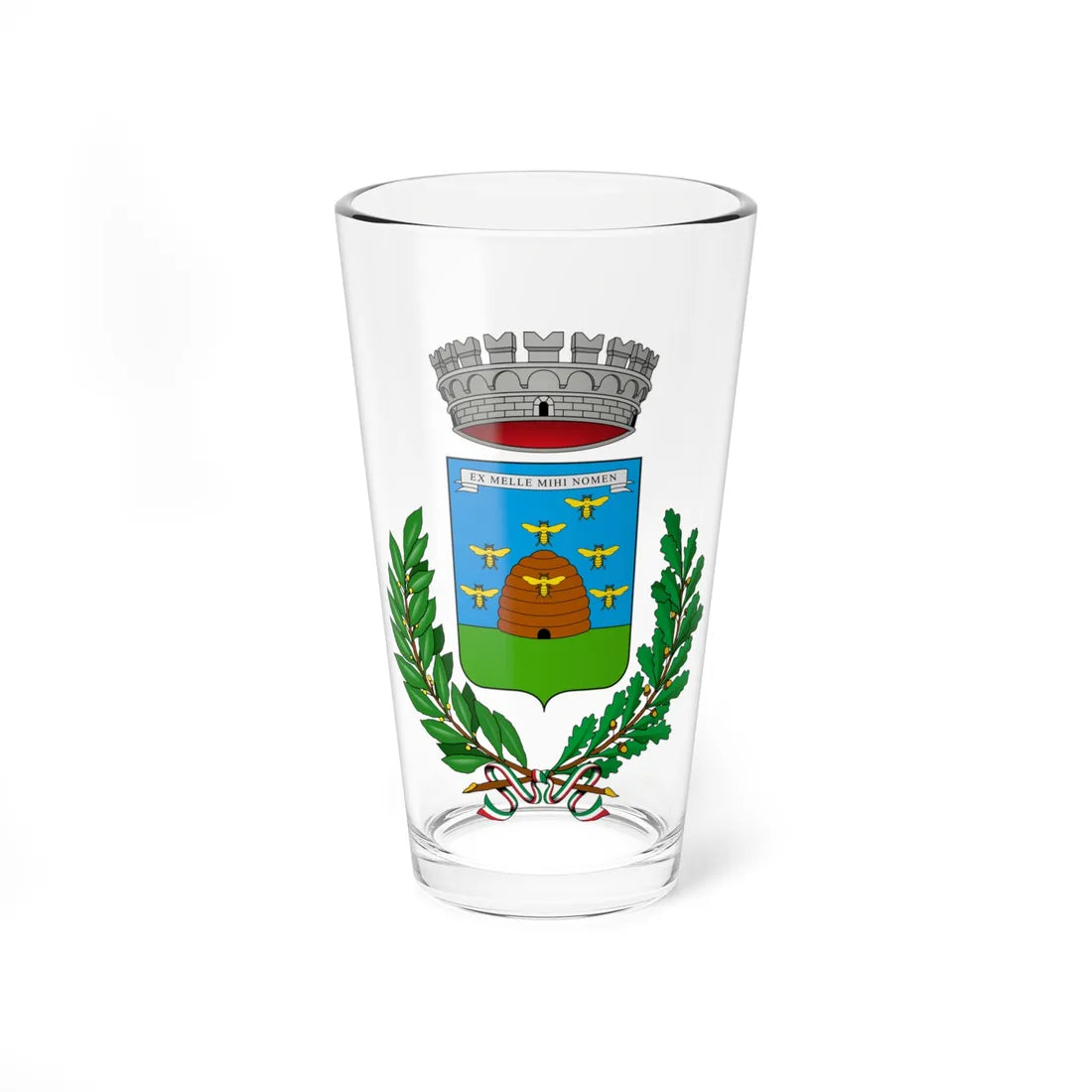 Mele-Stemma (Italy) (Coat of Arms) Pint Glass 16oz 16oz - Go Mug Yourself