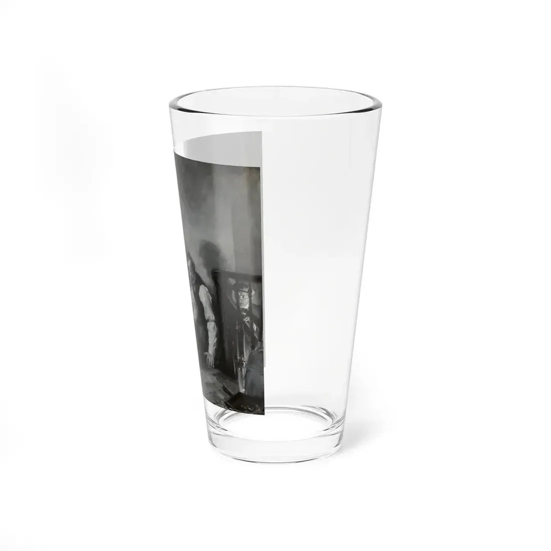 Men Carrying Woman Upstairs (Magazine Illustration) Pint Glass 16oz - Go Mug Yourself