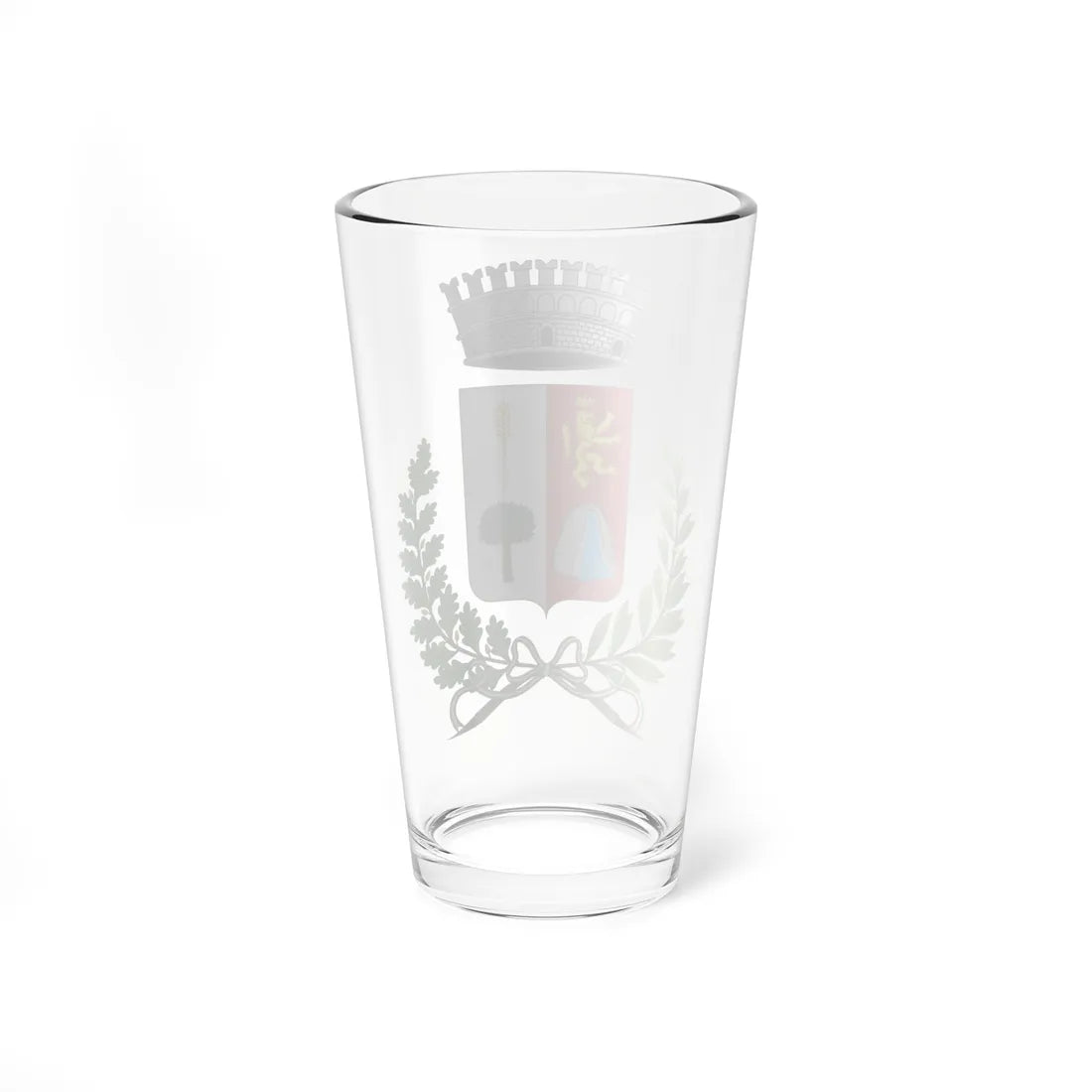 Mendatica-Stemma (Italy) (Coat of Arms) Pint Glass 16oz - Go Mug Yourself