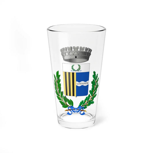 Merì-Stemma (Italy) (Coat of Arms) Pint Glass 16oz 16oz - Go Mug Yourself