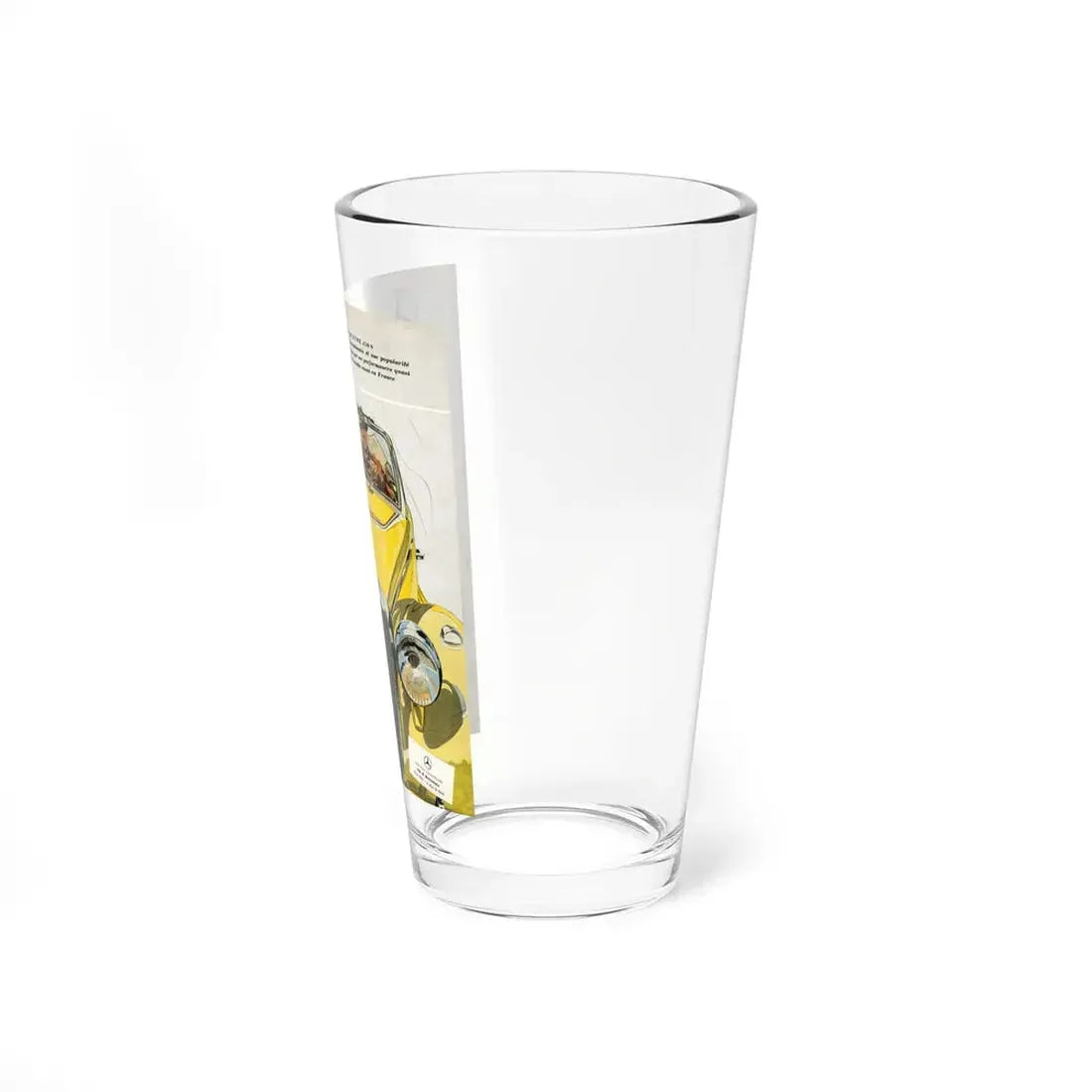 Mercedes-Benz, Type 170S, advertisement, Plaisir de France, October 1950 (Magazine Illustration) Pint Glass 16oz - Go Mug Yourself