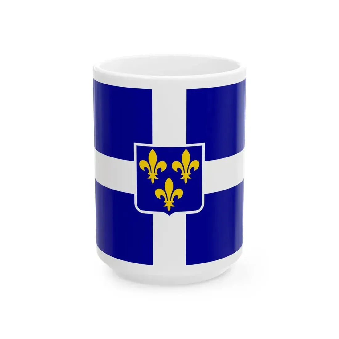 Merchant Flag of France Pre-1790 (France) White Coffee Mug 15oz - Go Mug Yourself