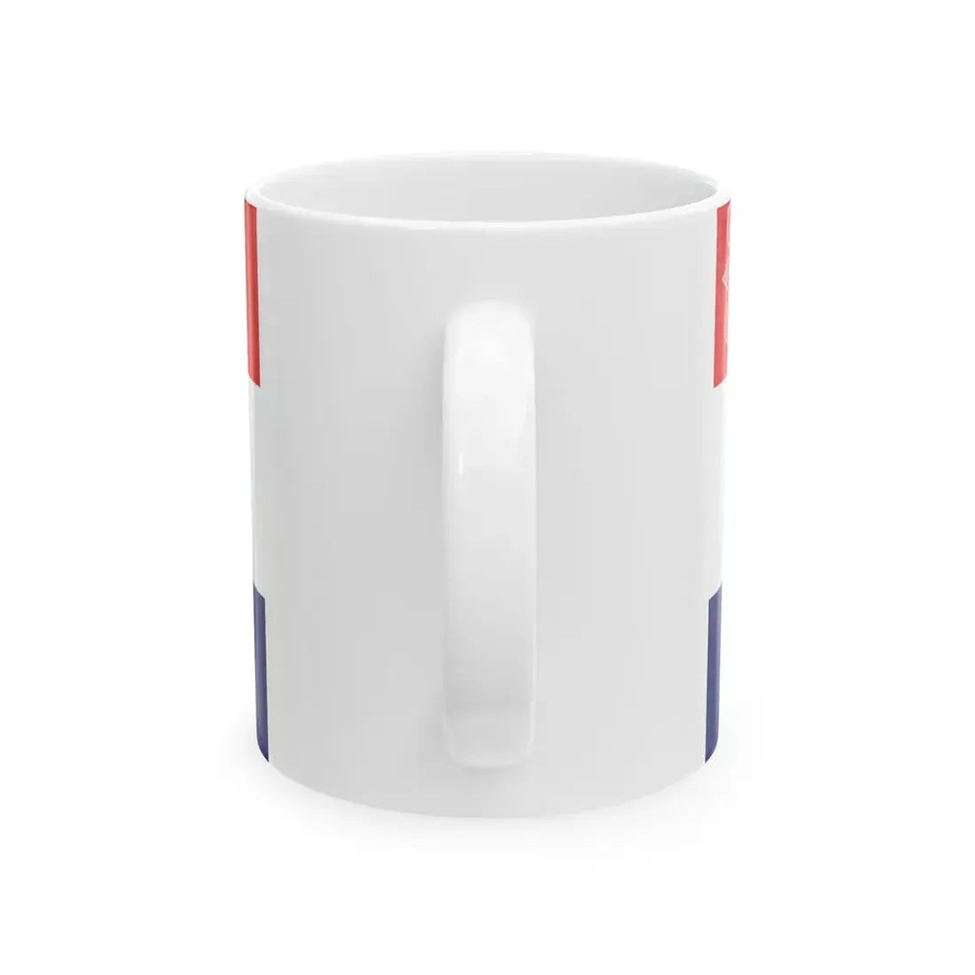 Merchant flag of the Independent State of Croatia (Croatia) White Coffee Mug - Go Mug Yourself