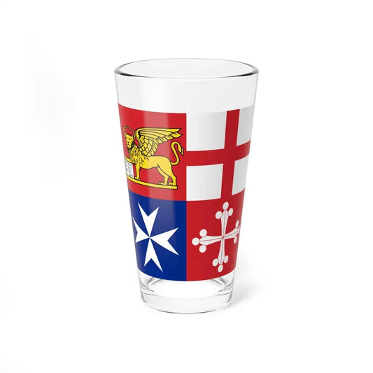 Merchant Naval Jack of Italy (Italy) Pint Glass 16oz 16oz - Go Mug Yourself
