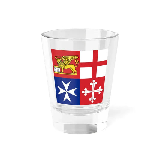 Merchant Naval Jack of Italy (Italy) Shot Glass 1.5oz 1.5oz - Go Mug Yourself