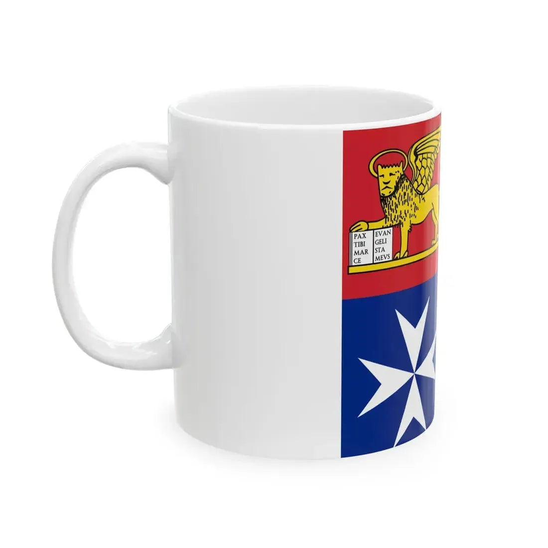 Merchant Naval Jack of Italy (Italy) White Coffee Mug - Go Mug Yourself